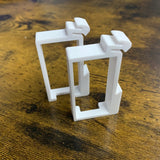 Set DIN-rail mounts for Allnet-Switch