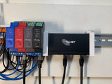 Set DIN-rail mounts for Allnet-Switch