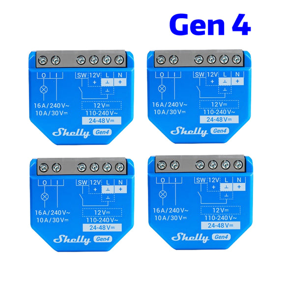 Shelly 1 Gen4 4-Pack