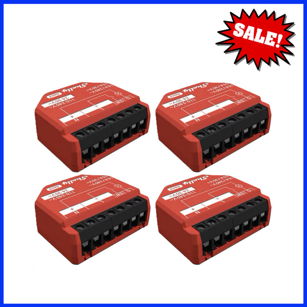 Shelly 1 PM Gen3 4-pakk – Shellyparts.de