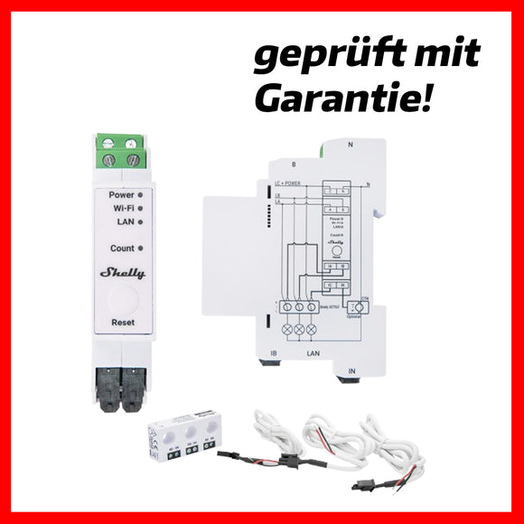 Shelly Pro 3EM-3CT63 -Gebraucht-
