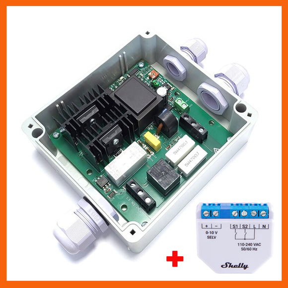 Saving bundle: Current controller for resistive loads and Shelly Dimmer 0-10V -ADK46-