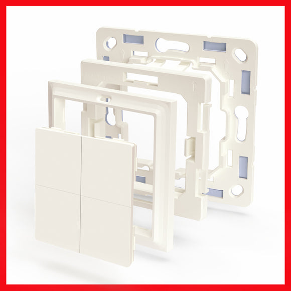﻿Shelly Blu Wall Switch 4 Adapter GIRA & MERTEN