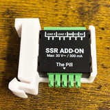 Hutschienenhalter für "The Pill" SSR Add-on