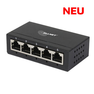 Allnet 5-Port Switch unmanaged Layer2 / 5x 1GbE Lüfterlos