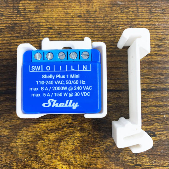Combinable wall / DIN rail mount for Shelly MINI