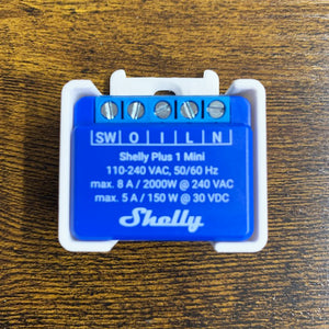 Combinable wall / DIN rail mount for Shelly MINI