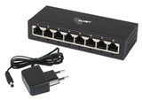 Allnet 8-Port Switch unmanaged Layer2 / 8x 1GbE Lüfterlos
