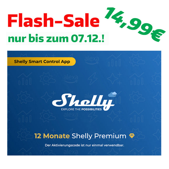 Shelly Premium App für 12 Monate